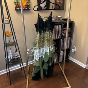 Whimsical Green Dress